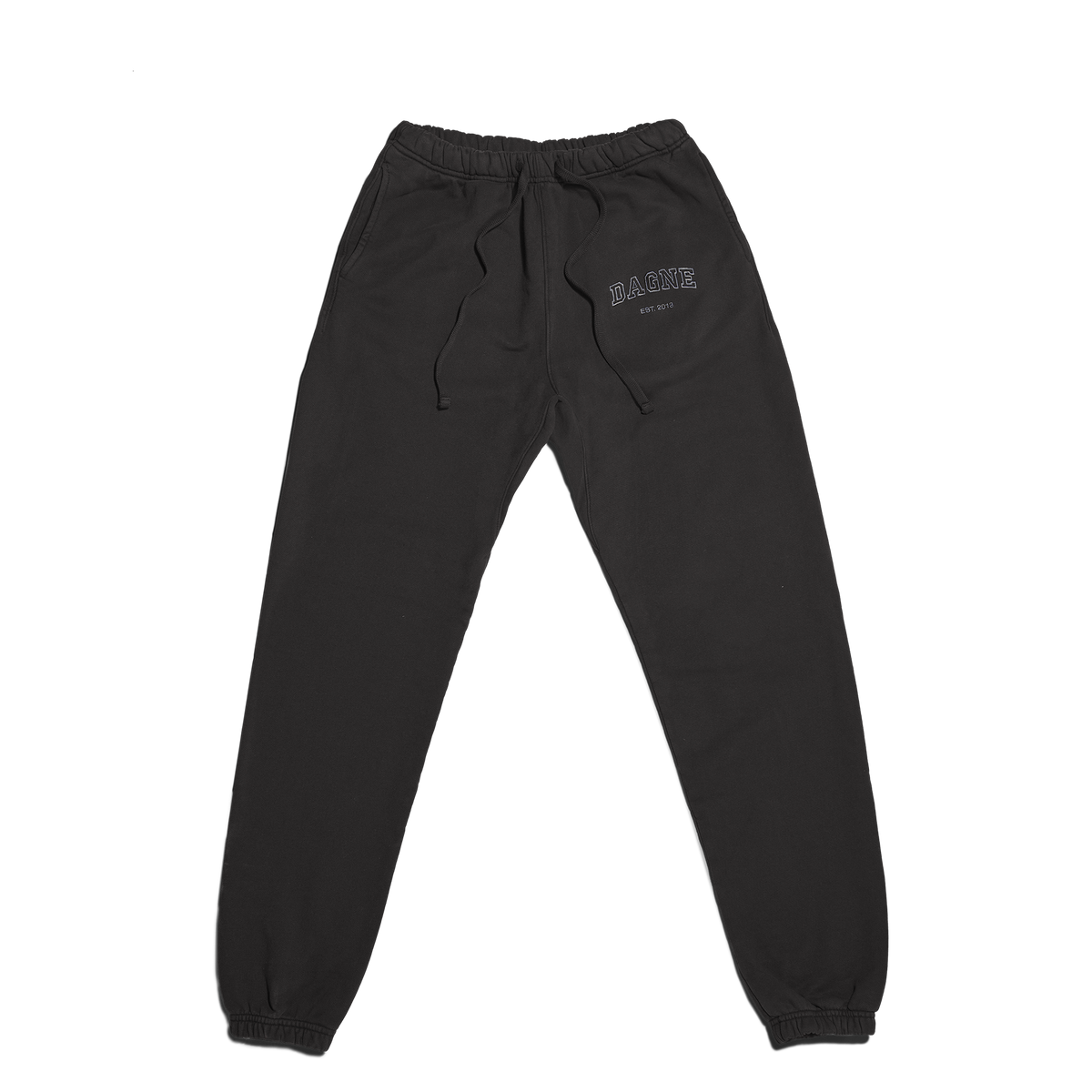 Varsity Logo Sweatpants in Onyx, XS