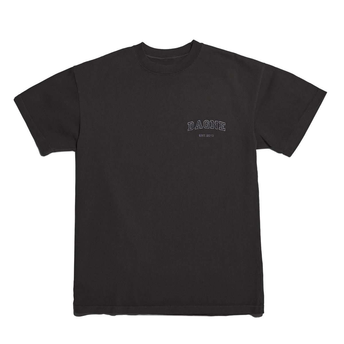 Varsity Logo T-shirt in Onyx, Large
