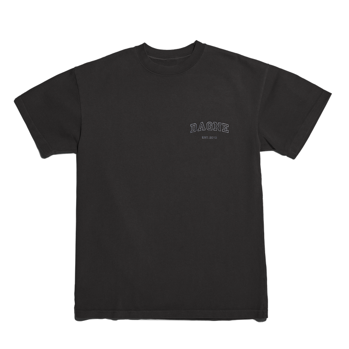 Varsity Logo T-shirt in Onyx, Large