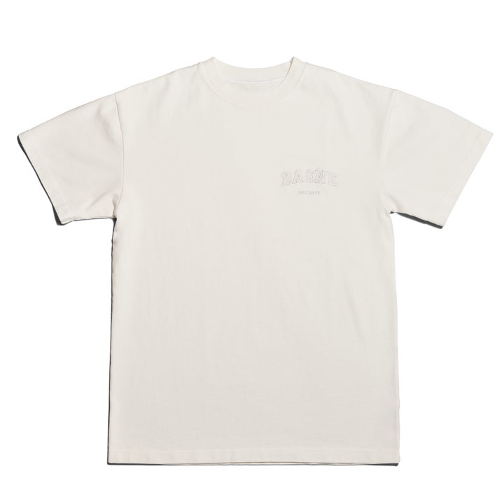 Varsity Logo T-shirt in Moonbeam, XL