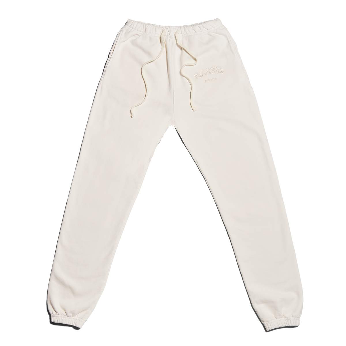 Varsity Logo Sweatpants in Moonbeam, Large