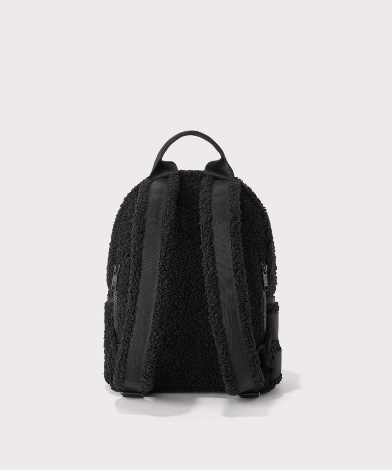 Dakota Backpack in Onyx Shearling , Small