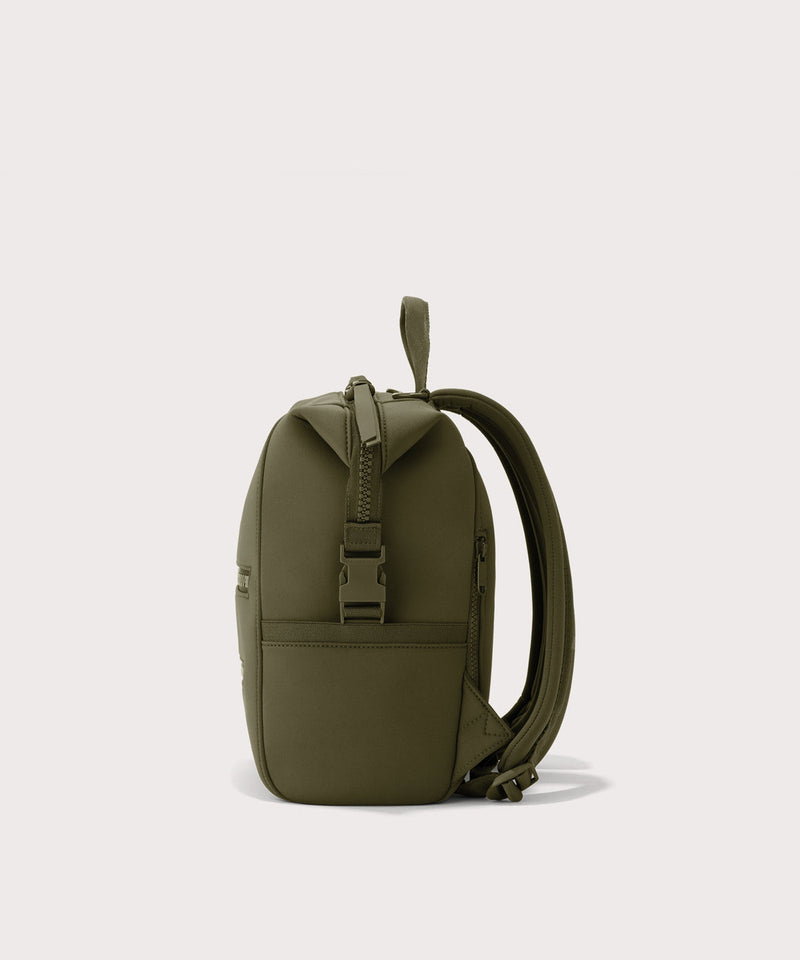Indi Diaper Backpack in Dark Moss, Small
