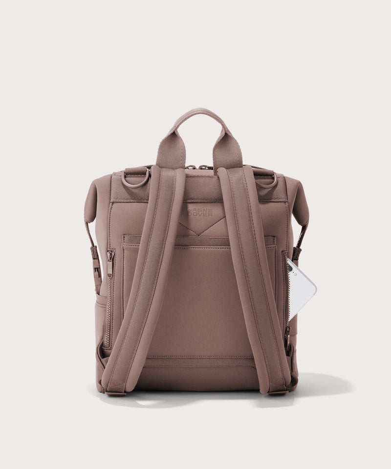 Indi Diaper Backpack in Dune, Medium