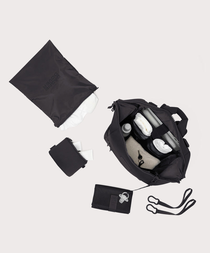 Indi Diaper Backpack in Onyx, Large
