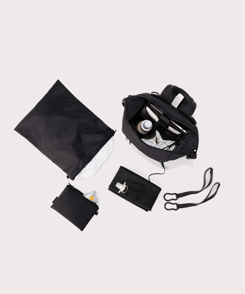 Indi Diaper Backpack in Onyx, Small