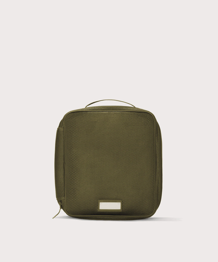 Roma Packing Cube in Dark Moss Air Mesh, Large